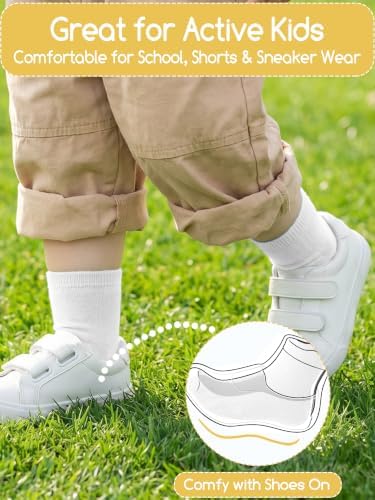 Aroveea Toddler Socks Non Slip Grip Ankle Baby 12 Pack - Image 4