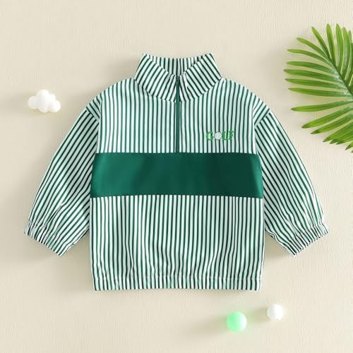 Baby Boy Jacket Toddler Golf Clothes Long Sleeve Lapel Button Down Top Infant - Image 7