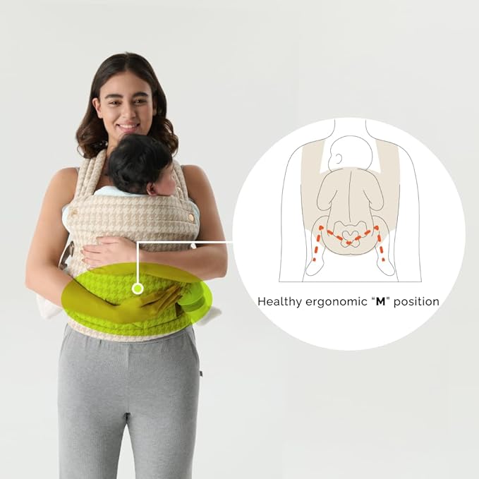 Baby Carrier Newborn to Toddler (Houndstooth)
