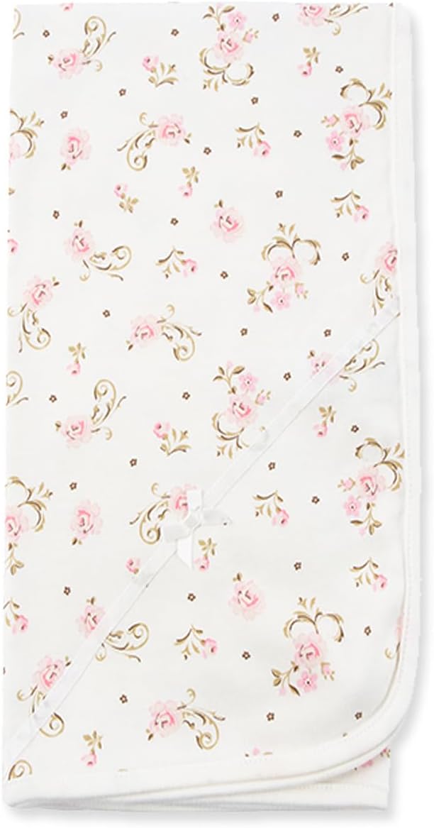 Little Me baby girls nursery swaddling blankets, Vintage Rose, One Size US - Image 2