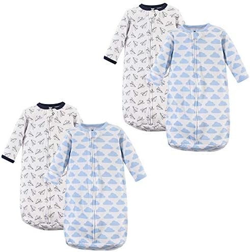 Hudson Baby Unisex Baby Cotton Long-Sleeve Wearable Sleeping Bag by HudsonBaby
