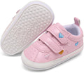Clowora Baby Boys Girls Shoes Non-Slip Rubber Sole Sneakers Infant First Walking Toddler Crib Shoes Newborn Loafers Flats.