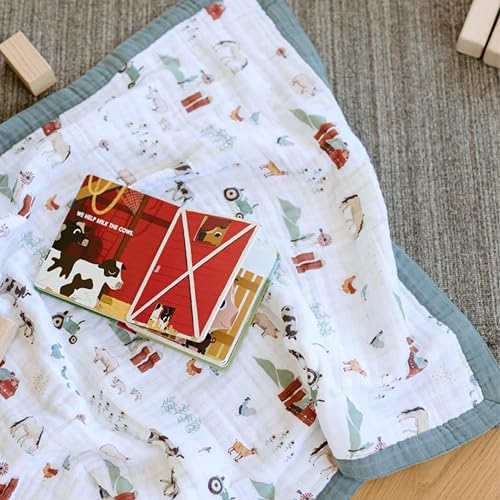Little Unicorn Newborn Receiving Quilt | Ultra- Soft - Image 6