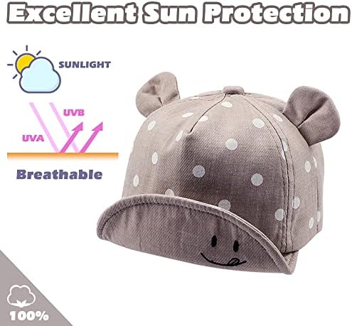JANGANNSA Baby Duck Cap Infant Kids Sun Hat Bear Cute Cartoon Caps Spring Summer - Image 3