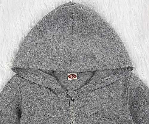 Imcute Baby Zip Up Hoodie, Unisex inflant Toddler Long Sleeve Sweatshirts - Image 5