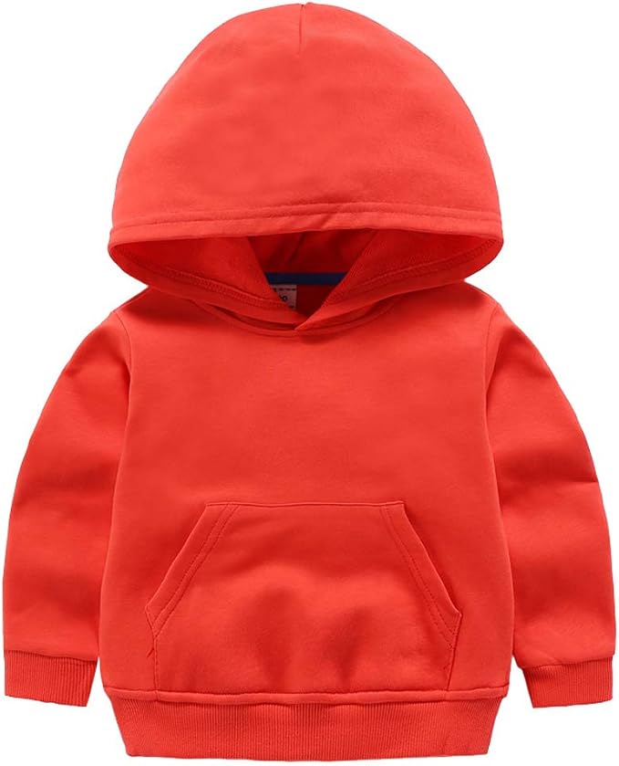 Ding-dong Baby Toddler Kid Boy Girl Solid Casual Pocket Hoodie Sweatershirt by Unknown
