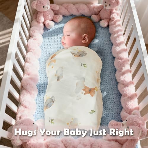 Muslin Baby Swaddle Blankets, Breathable 100% Rayon from Bamboo Receiving - Image 3