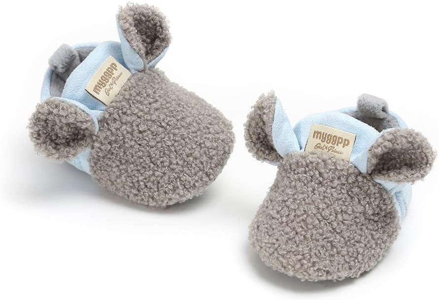Baby Booties Cozy Fleece Slippers Soft Baby Shoes - Image 5