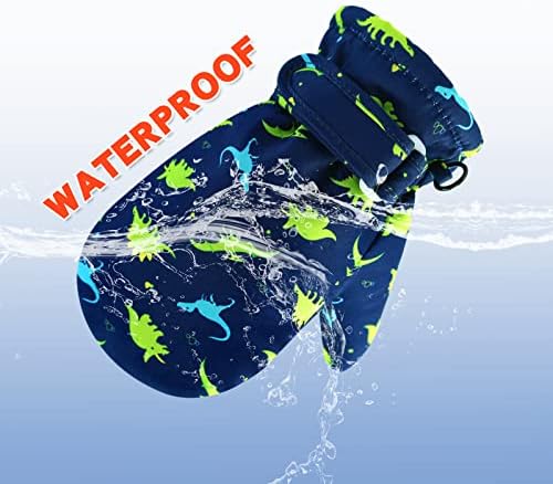 BAVST Toddler Waterproof Mittens Fleece Lined Baby Boys Girls Winter Warm Glove - Image 4
