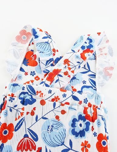 Fullfamous Baby Girl Ruffled Jumpsuit and Headband Set - Image 6
