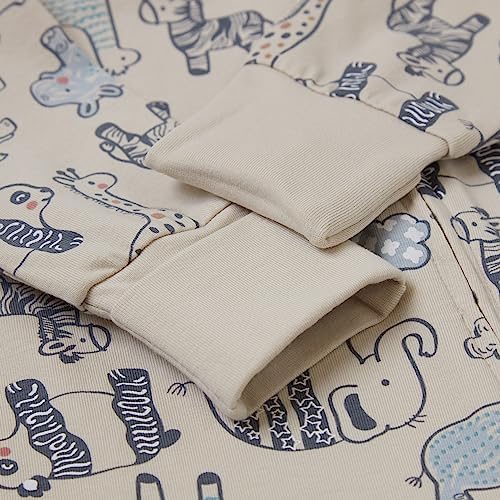 Hanes Baby Pure Comfort Organic Long Sleeve Footless Sleep N' Play, Infant - Image 4