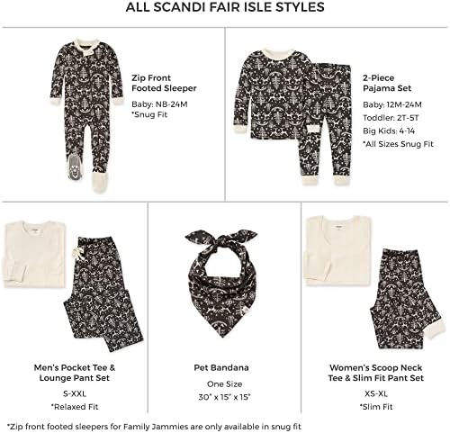 Burt's Bees Baby Matching Family Jammies, Organic Cotton, Holiday Pajamas - Image 2