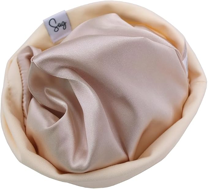 Jersey Beanie Hat for Newborn Baby Boys Girls Silky Satin Lined Hats Bonnet - Image 5