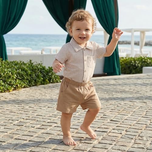 PUHHAPIEY Baby Boy Gentleman Wedding Outfit Dress Romper Suspender Pants | 0 3 - Image 3