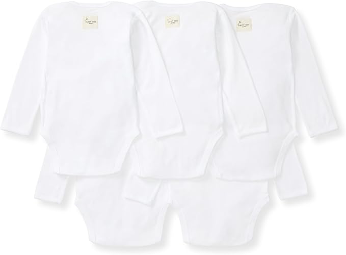 Burt's Bees Baby Unisex Bodysuits, Short Sleeve Organic Sleepwear - Image 2