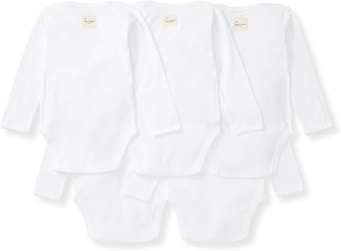 Burt's Bees Baby Unisex Bodysuits, Short Sleeve Organic Sleepwear - Image 2