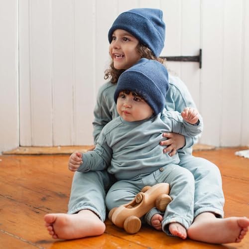 Burt's Bees Baby Boys Shirt and Pant Set, Long Sleeve Top & Bottom Outfit Bundle - Image 3