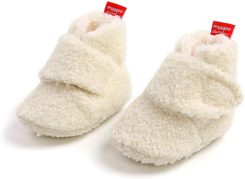 Baby Booties Cozy Fleece Slippers Soft Baby Shoes - Image 6