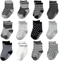 Aroveea Toddler Socks Non Slip Grip Ankle Baby 12 Pack by Aroveea