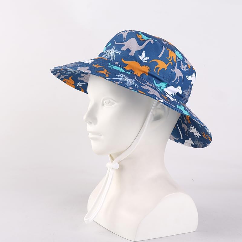LANGZHEN Sun Protection Hat for Kids Toddler Boys Girls Wide Brim Summer - Image 3
