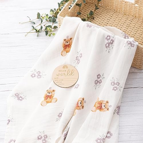 BabyWhale Muslin Swaddle Blanket - Image 6