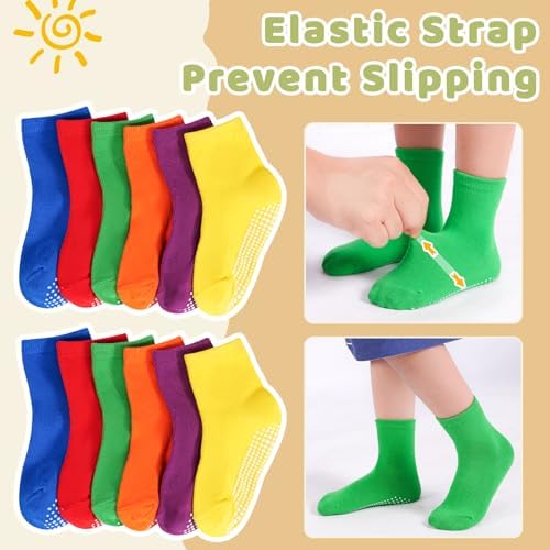 HYCLES Non-Slip Toddler Socks, Girl Grip Socks - Image 2