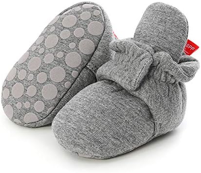 HsdsBebe Unisex Newborn Baby Cotton Booties Non-Slip Sole - Image 3