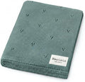 100% Luxury Organic Cotton Pointelle Knit Baby Quilt Blanket – Refined by BleuLaLa