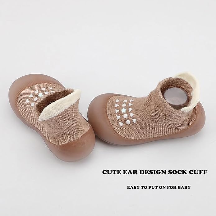 Baby Non Slip Socks Shoes Toddler Girls Boys First Walking Shoes Infant Indoor - Image 6
