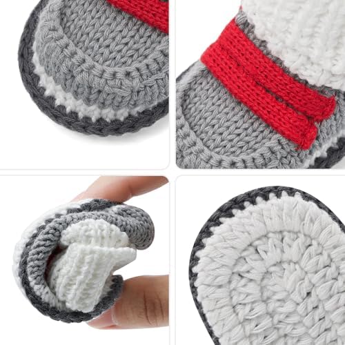 Newborn Knit Booties Soft Baby Sock Boots - Image 2