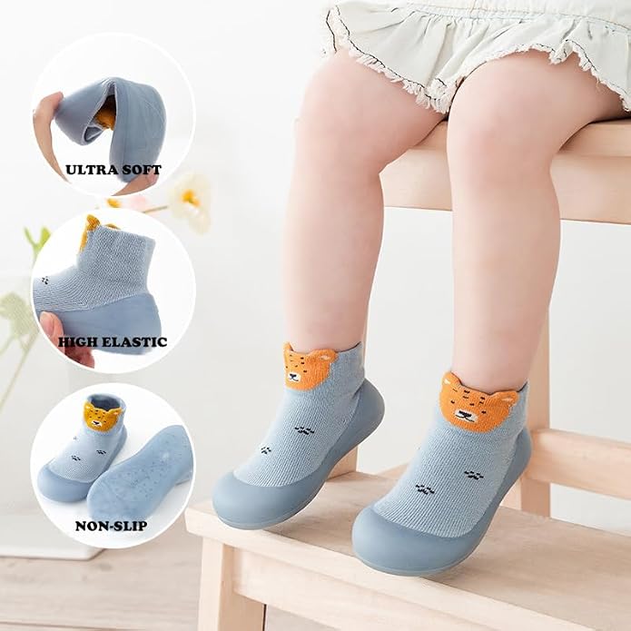 Baby Non Slip Socks Shoes Toddler Girls Boys First Walking Shoes Infant Indoor - Image 5