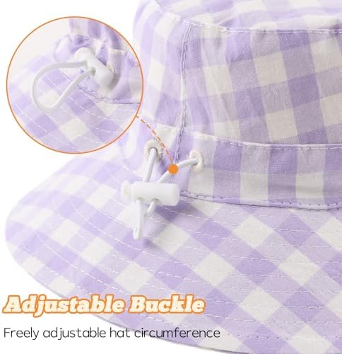 Bamery Baby Toddler Girls Bucket Hat Newborn Sun Hats - Image 3