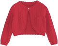 Toddler Girls Cardigan Sweater Bolero Shrug Baby Kids Long Sleeve Cropped Dress by Miccina