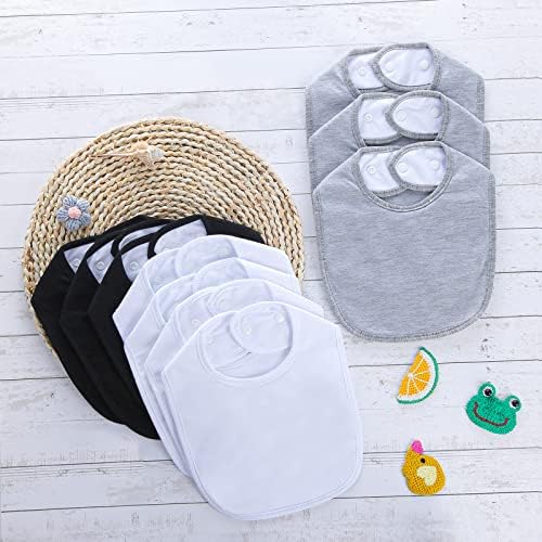 Hakochia Waterproof Baby Bibs Organic Cotton Super Soft and Absorbent - Image 5