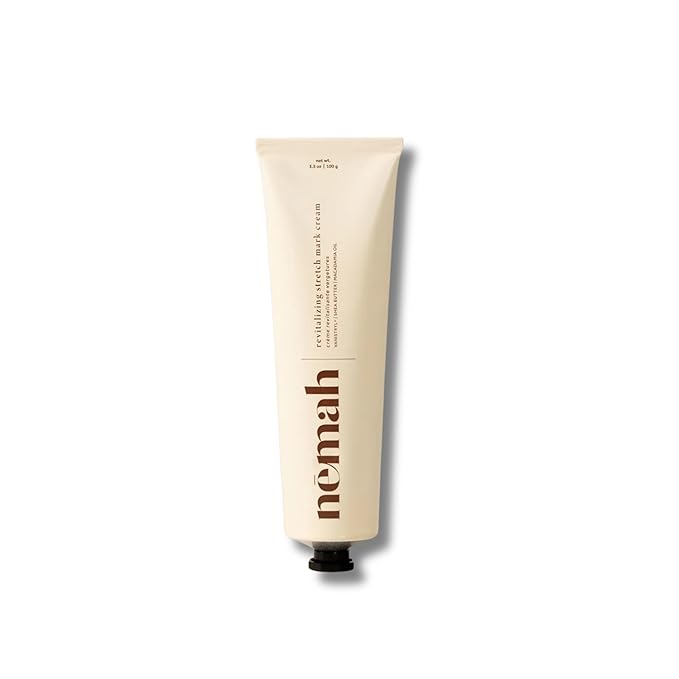 Nemah - Stretch Mark Cream for Pregnancy - Pregnancy Stretch Mark Prevention & Reduction, Postpartum Stretch Mark Cream with Vanistryl, Shea Butter, & Macadamia Oil - Vegan & Cruelty-Free - 3.5 oz.