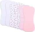 6 Pack Cotton Baby Burp Cloths Extra Absorbent Soft by Gelisite