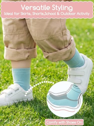Aroveea Toddler Socks Non Slip Grip Ankle Baby 12 Pack - Image 4