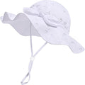 Baby Girl Sun Hat with UPF 50+ Outdoor Adjustable Beach Hat with Wide Brim by DANMY