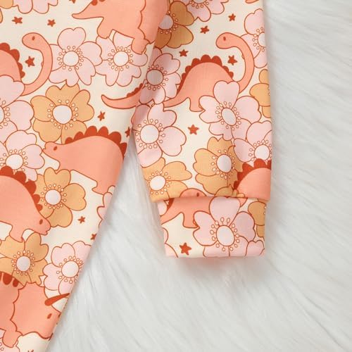 Newborn Baby Girl Floral Sleep Gown Headband Sleepwear Outfit - Image 4