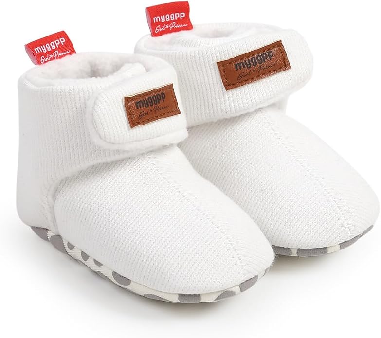 Ohwawadi Infant Baby Slippers Girls Boys Booties Warm Baby Socks Shoes Newborn - Image 6
