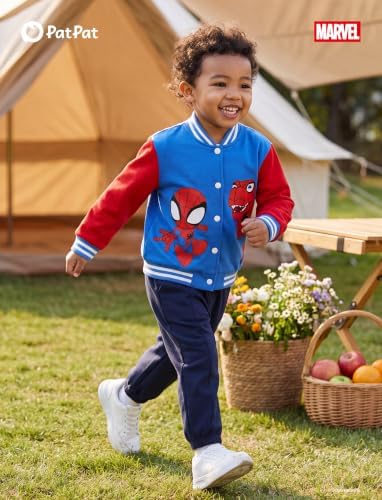 Disney Bomber Jacket Spider Man Marvel Toy Story Cars Varsity Cardigan2-13Y - Image 2
