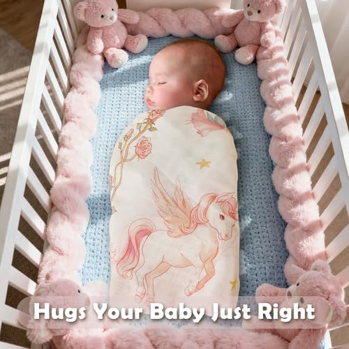 Muslin Baby Swaddle Blankets, Breathable 100% Rayon from Bamboo Receiving - Image 2