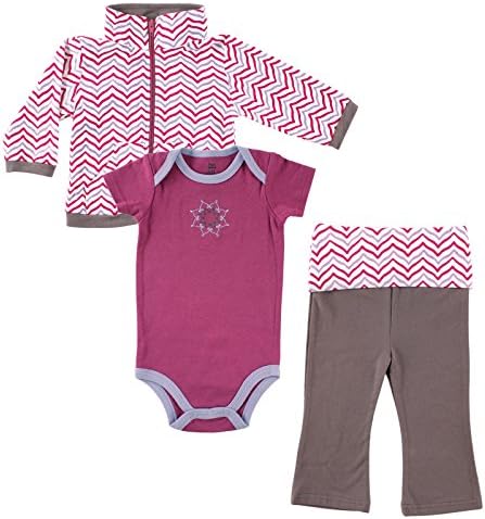 Yoga Sprout Bodysuit, and Track Jacket Set by Yoga+Sprout