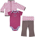 Yoga Sprout Bodysuit, and Track Jacket Set by Yoga+Sprout