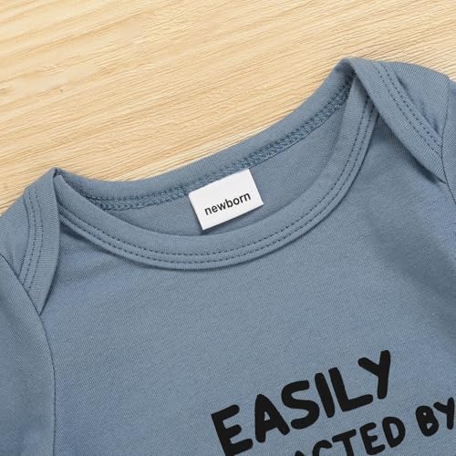 GRNSHTS Newborn Baby Boy Romper Coming Home Outfits Letter Print Bodysuit - Image 5