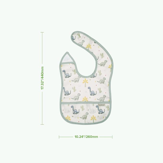 haakaa Waterproof Baby Bibs for Eating 2pcs for 6-24M - Image 9