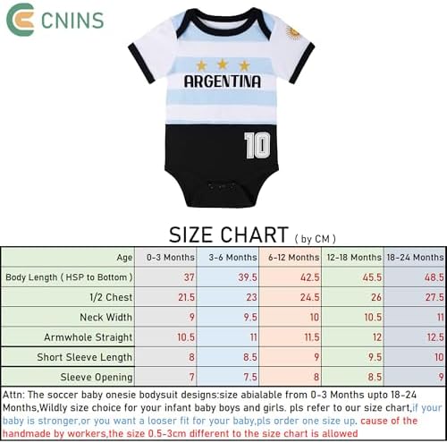 Cnins Baby Soccer Shirts, Onesie Jersey & Outfits - Image 5