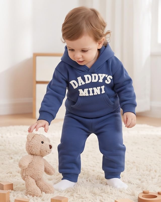 Toddler Baby Boy Fall Clothes Long Sleeve Hoodie Sweatshirts Pants Set Infant - Image 2