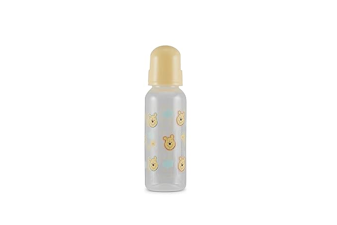 Baby Bottles 9 oz for Boys and Girls| 3 Pack of Disney Winnie The Pooh Pose Infant Bottles for Newborns and All Babies | BPA-Free Plastic Baby Bottle for Baby Shower