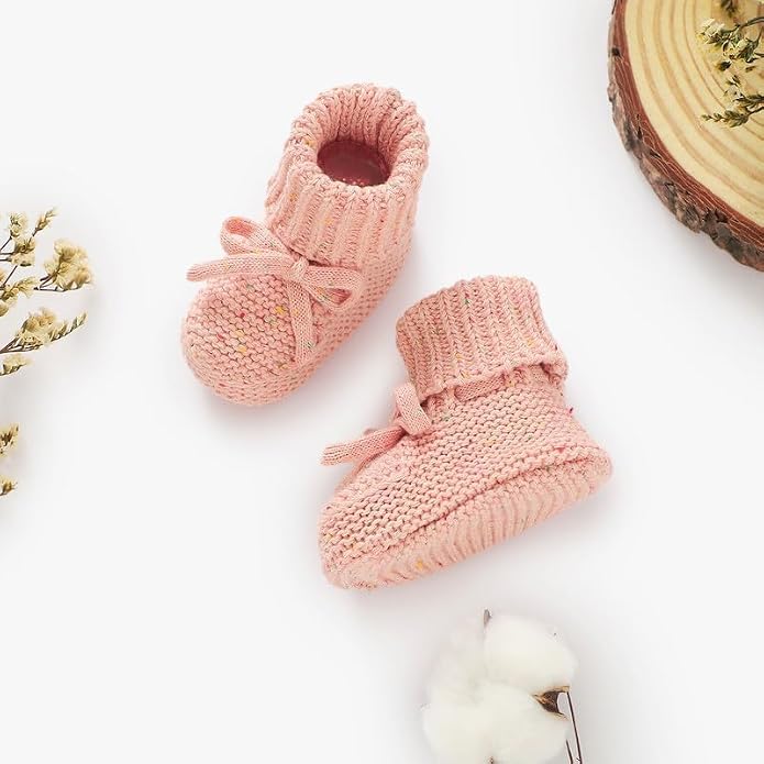 LAWKUL Baby Booties Newborn Babe First Walkers Non-Slip Stay On Boots Crib - Image 3